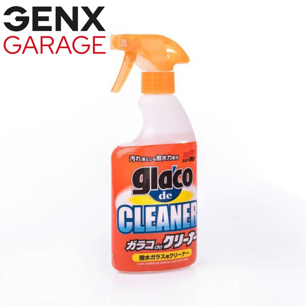 Soft99 Glaco De Cleaner - Glass cleaner and hydrophobic sealant Hydrophobic